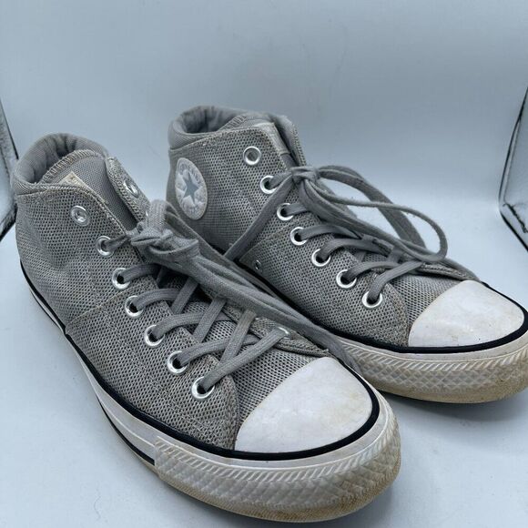 Converse All-Star gray high tops 8.5 - Picture 1 of 11